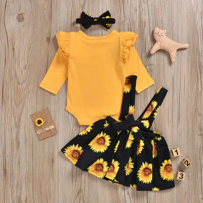 newborn sunflower outfit