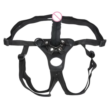 Men's Strap-on Realistic Dildo Pants for Men Double Dildos With Rings Man Strapon Harness Belt Adult Games Sex Toys Dropshipping 3