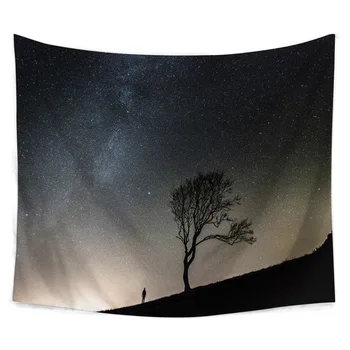 

Home decoration modern style Night sky decor tapestry new printed background cloth wall blanket beach tapestry farmhouse decor