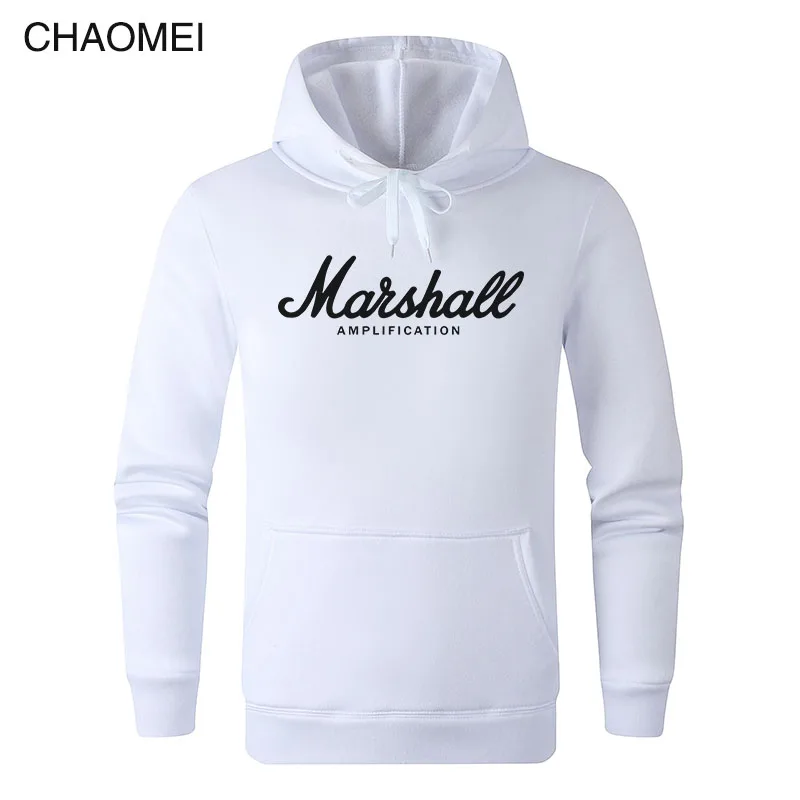 Новинка года; сезон весна-осень; Толстовка Marshall с капюшоном для мужчин; толстовки с усилением; мужская Тонкая толстовка с капюшоном в стиле хип-хоп; брендовая уличная одежда; C122 - Цвет: 1