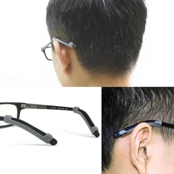 

1Pair Ear Grips Anti Slip Silicone Glasses Ear Hooks For Kids And Adults Round Grips Eyeglasses Sports Temple Tips Soft Ear Hook