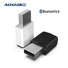 AOSHIKE Bluetooth 5,0 аудио приемник передатчик мини стерео Bluetooth AUX RCA USB 3,5 мм разъем для ТВ ПК автомобильный комплект беспроводной адаптер