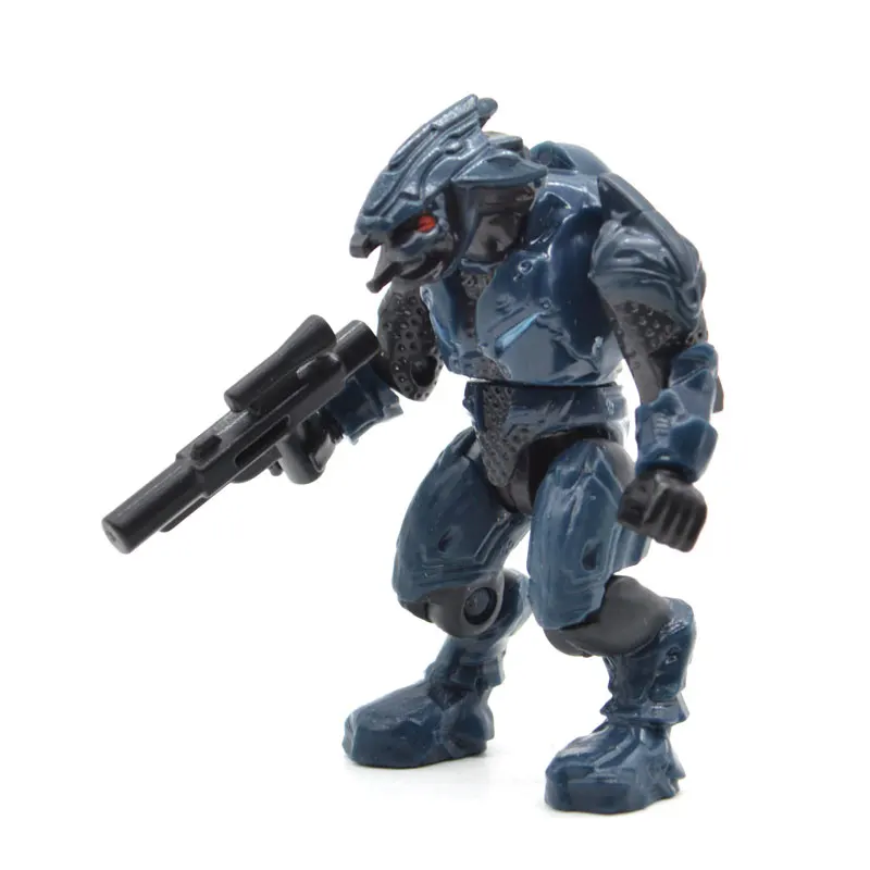 20 шт./лот, строительные блоки "воины", "люди", кирпичи, Halo Wars, игры, пластиковые доспехи для детей, сделай сам, подарки, игрушки с оружием, пистолеты