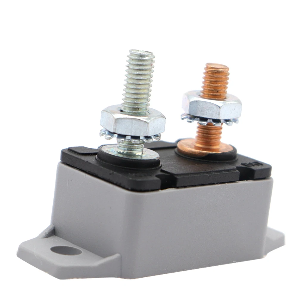 24V Circuit Breaker /& Cover Dual Battery Fuse Automatic Auto Reset MagiDeal 12V 15A