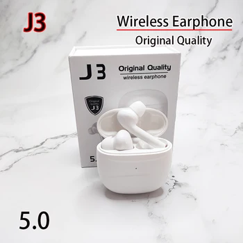 

original Bluetooth Earphones J3 TWS Wireless Bluetooth 5.0 Earbuds Stereo Earphone HD Gaming Headset For smartphone PK i80 i500