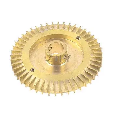 

Water Pump Part Double Side Gold Tone Brass Impeller 85mm/ 3.35" Dia