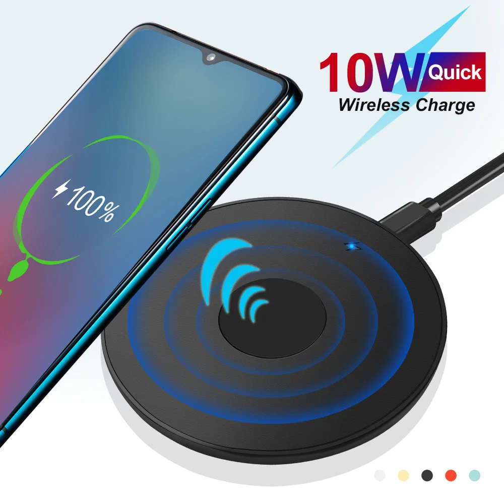 Беспроводное зарядное устройство 10 Вт для iPhone 12 11 Pro XS Max XR X 8 Plus Вт|Беспроводные