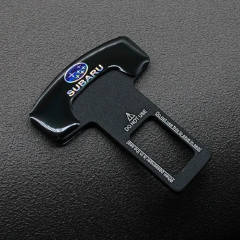 

1/2Pcs Car Safety Belt Buckles Truck Seat Safty Belt Alarm Canceler Stopper for Subaru forester impreza outback legacy xv sti
