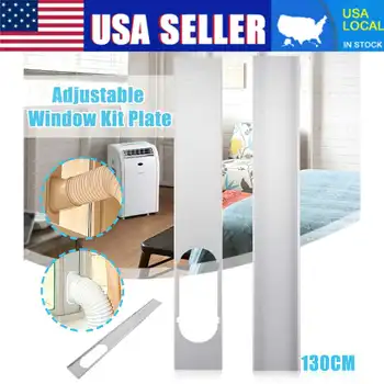 

2/3PCS Universal Window Seal Plate Adjustable Stop Air Outlet Conditioner Window Sealing Kit for Home Air Conditioner Portable