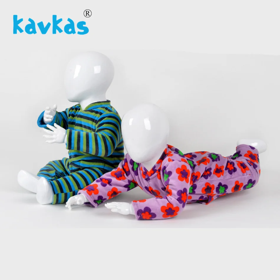 Kavkas/Детские комбинезоны с длинными рукавами; зимняя теплая хлопковая зимняя одежда для новорожденных мальчиков и девочек; Roupa Menina