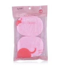 Angel beauty T523 Влажная и сухая двойная цель деликатная мягкая ромбовидная слойка четыре в штучной упаковке слоеная для очистки лица