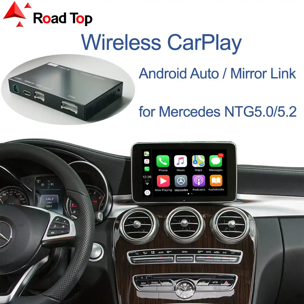 Drahtlose Carplay Fur Mercedes Benz C Klasse W205 Glc 2015 2018 Mit Android Auto Spiegel Link Airplay Auto Spielen Funktionen Car Multimedia Player Aliexpress