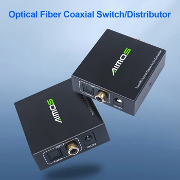 

Classic RCA Jack Digital Optical Adapter SPDIF Toslink Coaxial Signal to Audio Converter Televisions Accessaries Supplies Parts
