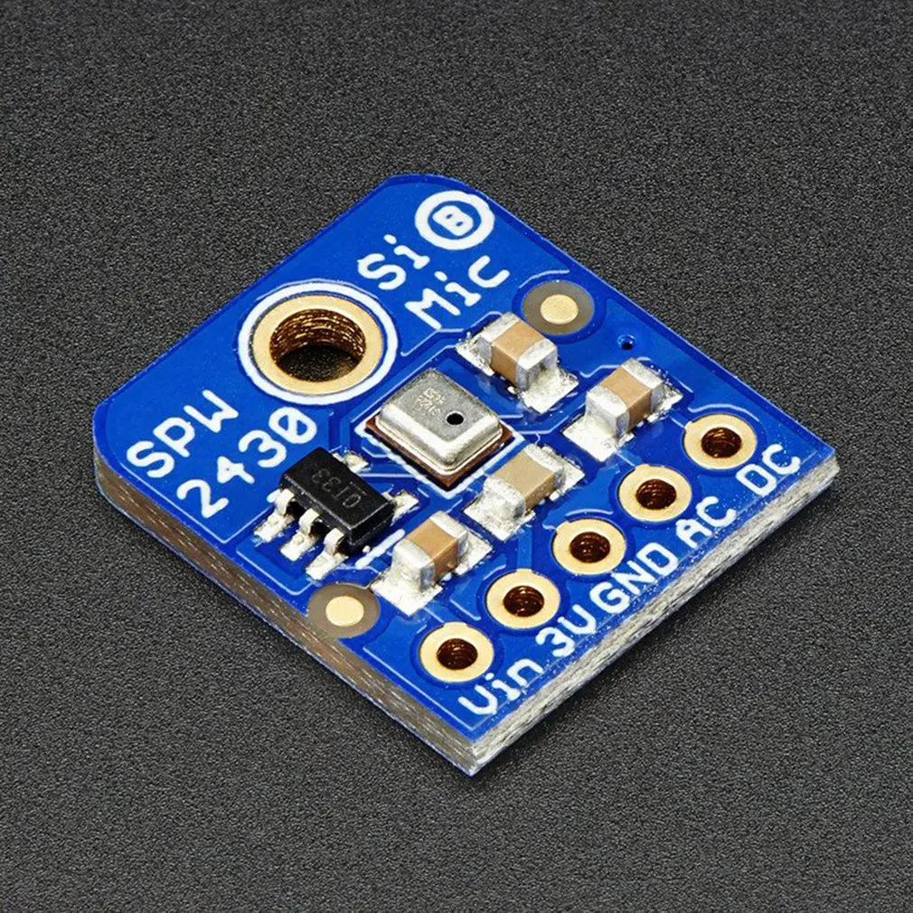 Кремниевый микрофон MEMS SPW2430 секционный датчик обнаружения звука модуль Q42 Инструменты для разработки аудио IC