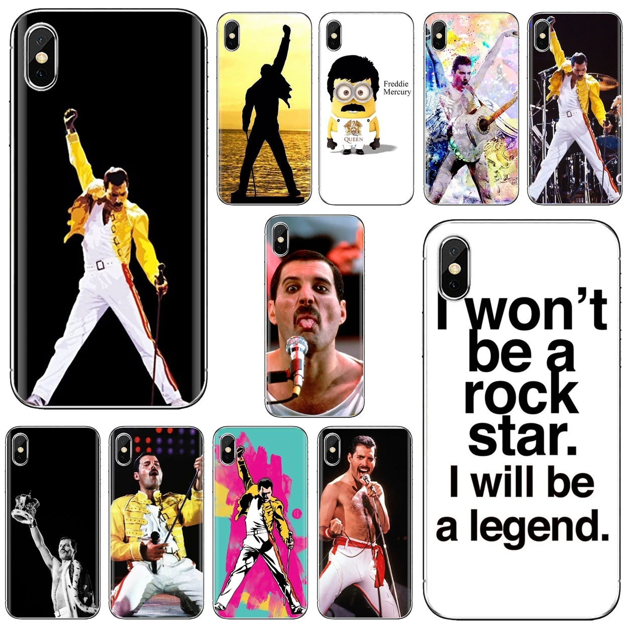 Freddie Mercury Queen для Samsung Galaxy A10 A40 A50 A70 A3 A5 A7 A9 A8 A6 Plus 2018 2015 2016 2017 мягкий чехол | Мобильные