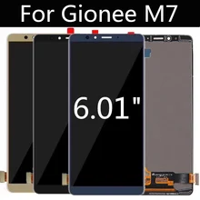 6.01 polegada para gionee m7/m7l display lcd e montagem da tela de toque acessórios substituição