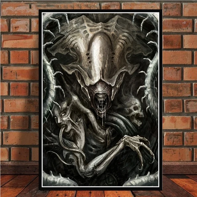 H R Giger Poster: A Arte que Transformou Minha Sala de Estar em um