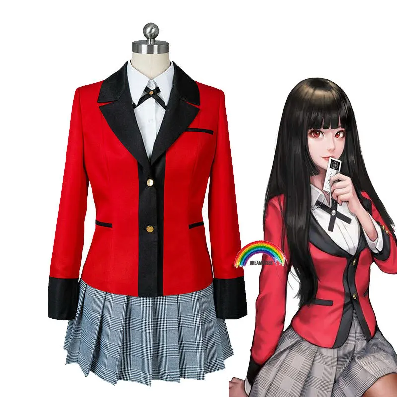 Костюм для косплея аниме Kakegurui костюм джабами юмеко униформа японской старшей