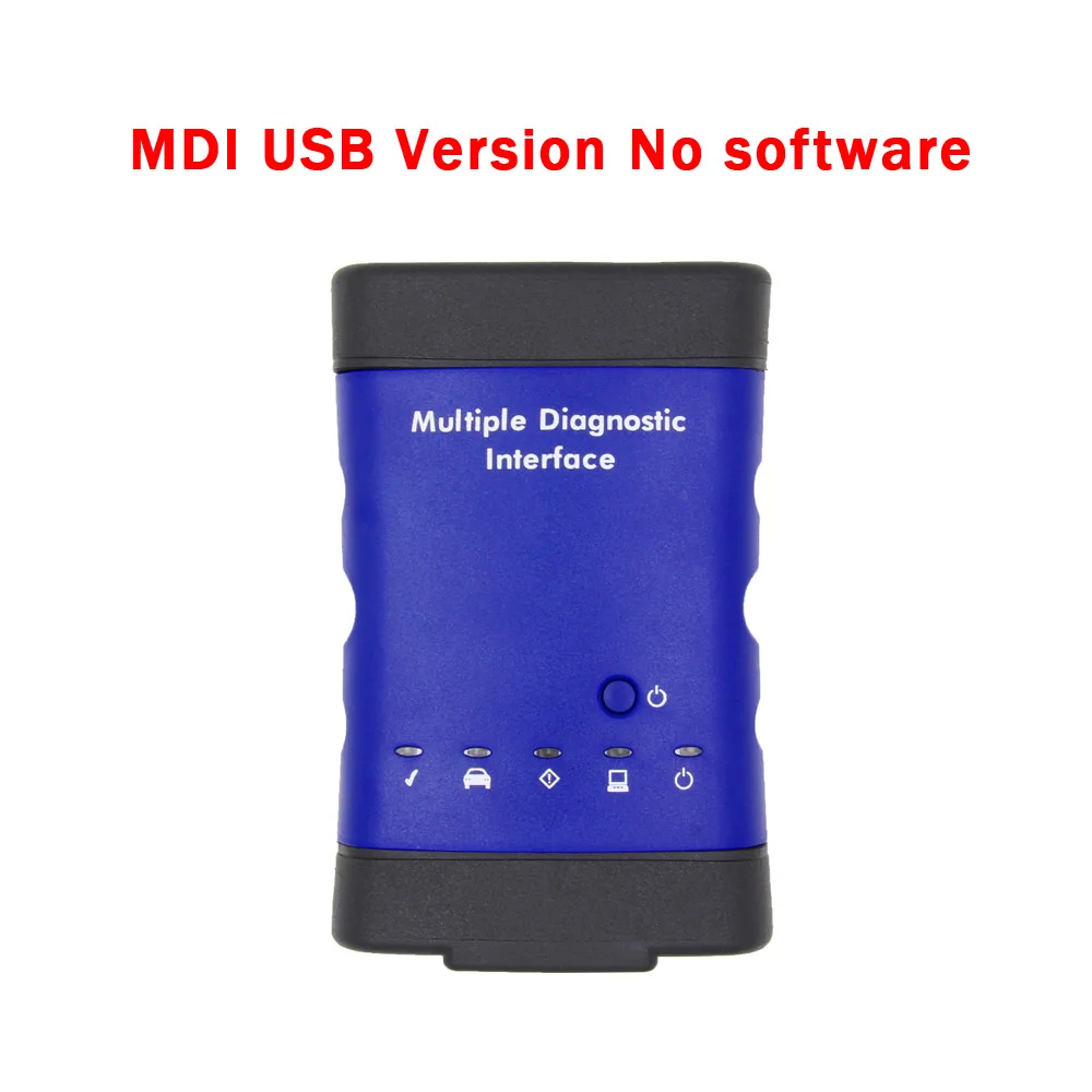 MDI для GM MDI несколько OBD2 автоматический сканер WiFi USB OBD OBD2 автомобильный диагностический инструмент V2019.04 диагностический интерфейс многоязычный - Цвет: USB No software