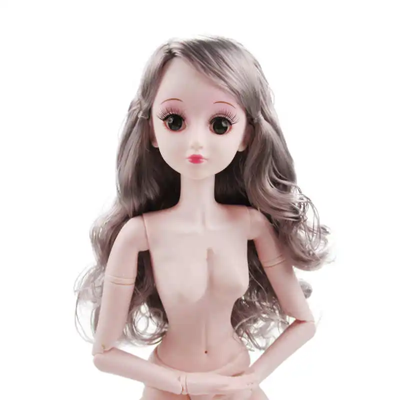 Новая Мода BJD куклы 1/3 60 см 21 подвижные шарнирные куклы женские голые обнаженные женские куклы тело с 3D глазами игрушечная обувь для девочек - Цвет: as picture show