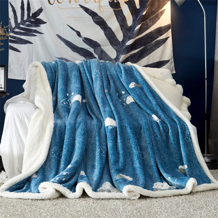 Домашний текстиль, Фланелевое Флисовое одеяло из шерпы, супер теплое мягкое одеяло s на диван/кровать, дорожное лоскутное толстое клетчатое покрывало
