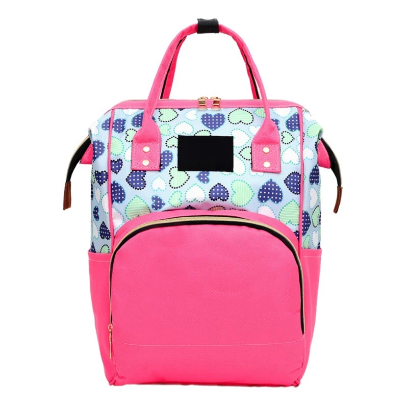Портативная сумка для путешествий с принтом в виде сердца, Большой Вместительный водонепроницаемый рюкзак, многофункциональный рюкзак# m - Цвет: P