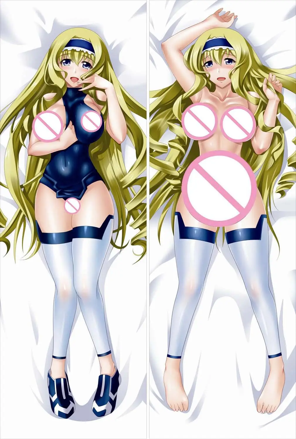 Аниме Infinite Stratos Dakimakura, чехол с персонажами Laura& Huang Lingyin, Чехол на подушку, Charlotte& Houki Hugs, Чехол на подушку