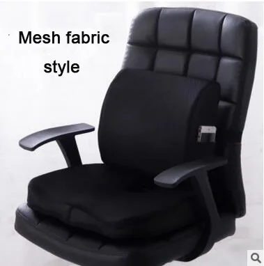 Office chair with buckle pillow with anti-slip particle pad anti-hemorrhoids car seat backrest pillow pregnant woman lumbar pad 