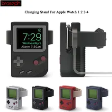 Силиконовая Подставка для зарядки станция держателя док-станции для наручных часов Apple Watch 4 40 мм 44 Зарядное устройство Держатель кабеля для наручных часов iwatch серии 1/2/3, 42 мм, 38 мм