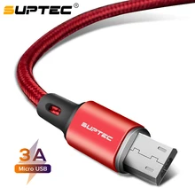 Кабель Micro USB SUPTEC 1 м 2 3 А кабель для быстрой зарядки и передачи