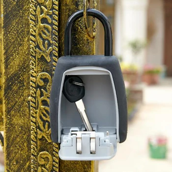 

Key Storage Lock Box Keys Storage Box Safe Boxes Padlock Use Password Lock Alloy Material Keys Hook Security Organizer Boxes