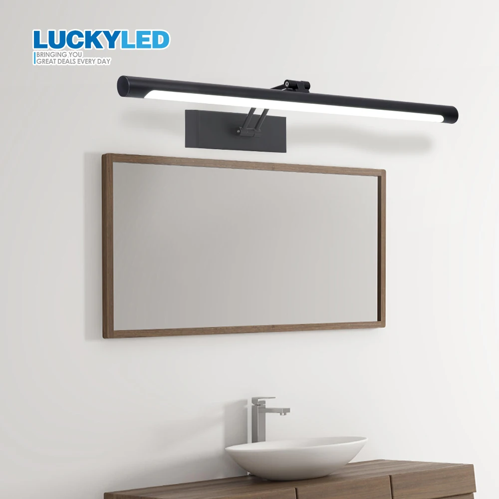 LUCKYLED Led Wall lamp 8W 12W Bathroom Mirror Light Waterproof  Vanity Light AC 85-265V Wall Mounted Light Fixture Sconce Lamps