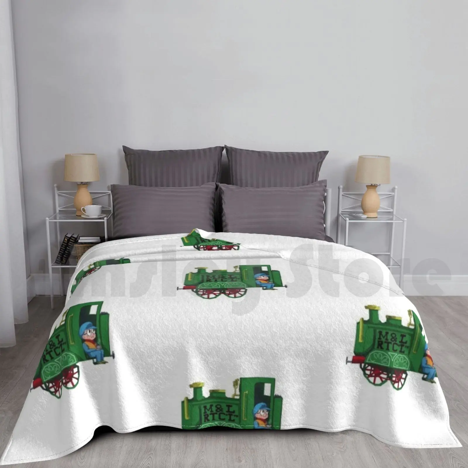 

Enjoying My Tea With Ivor Here Blanket Fashion Custom 1298 Ivor The Engine Ivor Trains Cartoon Children Book