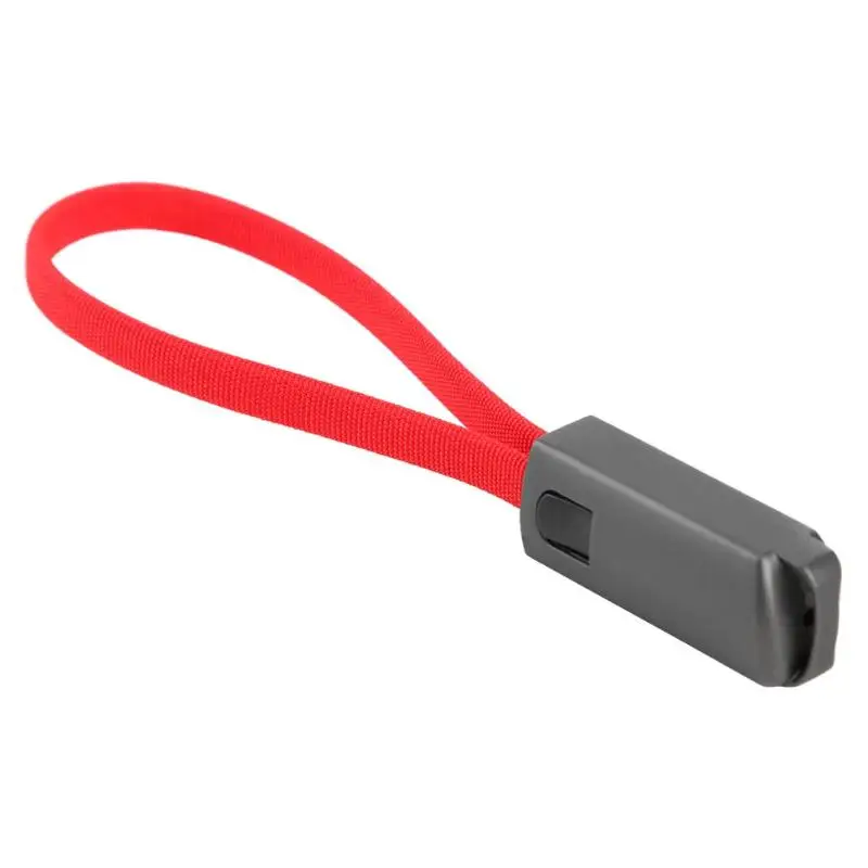 ALLOYSEED портативный микро USB/type C кабель для передачи данных с пряжкой для зарядки синхронизации быстрой зарядки шнур для Android для смартфонов планшетов - Цвет: Красный