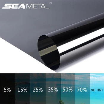 

One Way Car Window Film Solar Protection Auto Sun Blocking Glass Sticker UV Filtering Window Tinting Film for Daytime Privacy