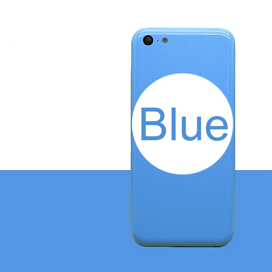 Для Apple iPhone 5C задняя крышка батареи задняя дверь корпус чехол для iPhone 5C задний корпус средняя замена шасси+ Sim лоток