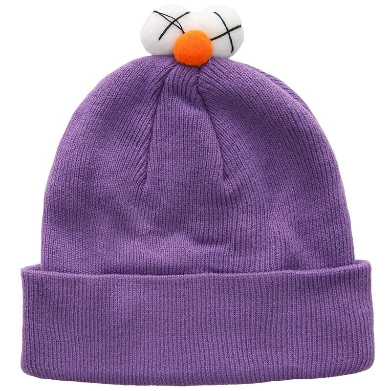 Модная детская шапка Skullies Beanies, зимняя хлопковая детская шапка для мальчиков и девочек