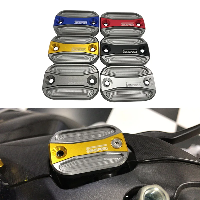 Алюминиевая крышка бачка для тормозной жидкости мотоцикла Semspeed CNC YAMAHA NMAX 155 150 125