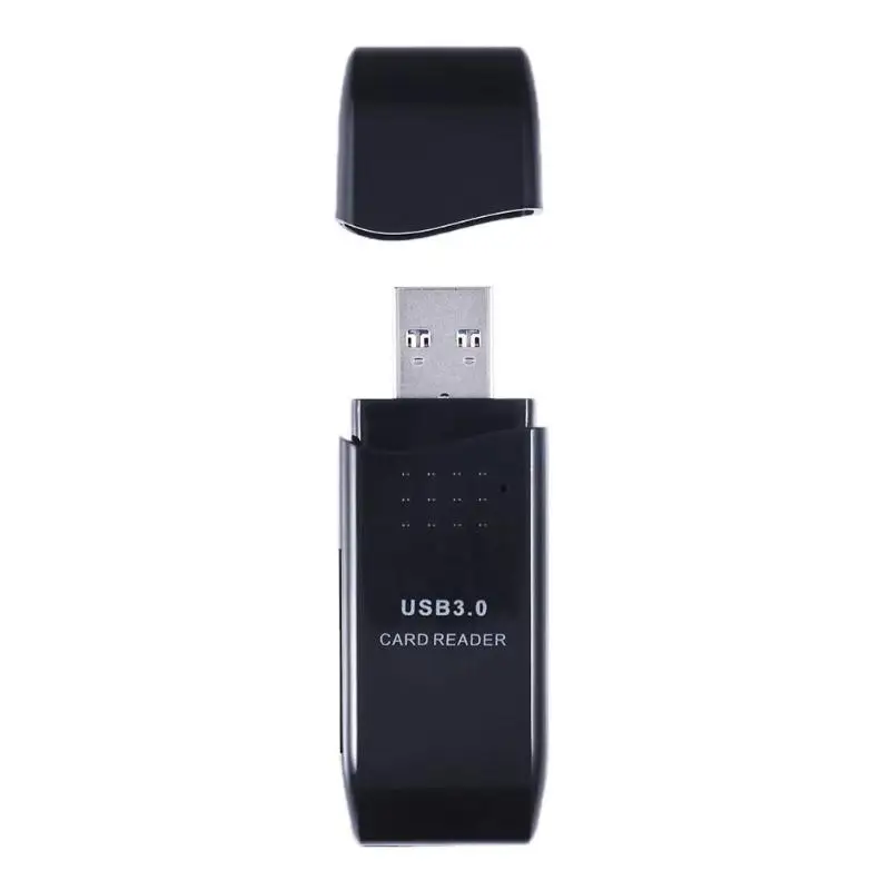 Мини Портативный USB3.0 порт высокоскоростной 2 в 1 SDXC+ TF кардридер