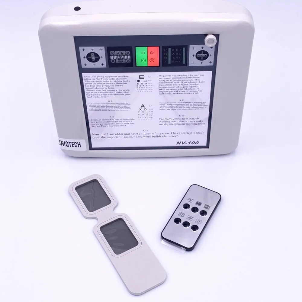 Mingsing NV-100 Near Vision Chart Vision Acuity Chart Tester