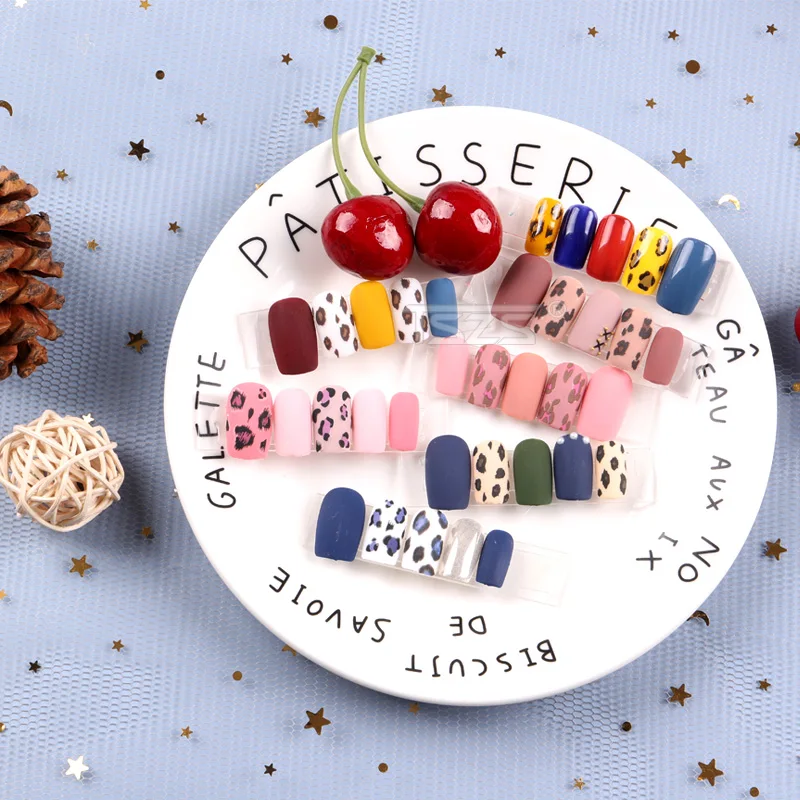 1 sheet/lot Autumn and winter nails leopard stickers three-dimensional Sexy Designs Women Slider Decalsnail decoration nail art