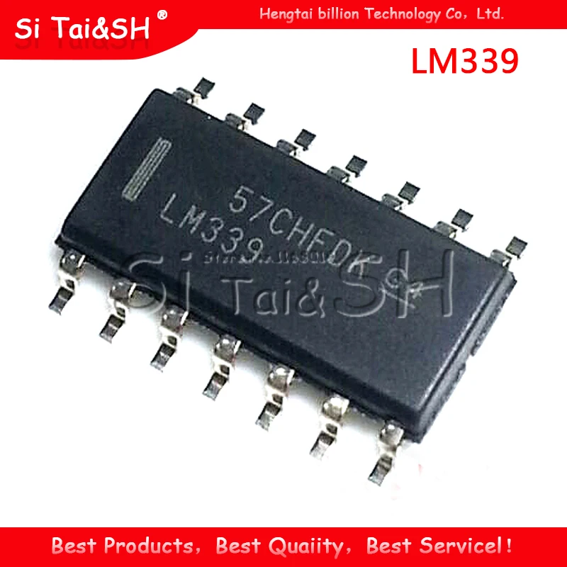 1-10pcs  LM339 D smd Comparators IC