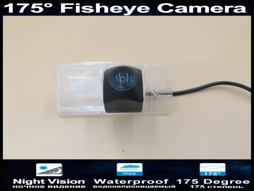 

Car Rear view Camera 175 Degree 1080P Fisheye Parking Reverse Camera for Nissan X-Trail X Trail 2014 2015 Reversing Car Camera