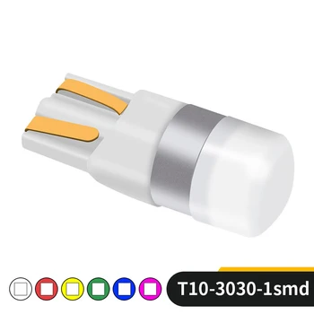 

150PCs Canbus T10 W5W 194 3030 1 SMD LED Light Car Styling Clearance Reading License Plate Dome Door Lights Bulb Accessories 12V