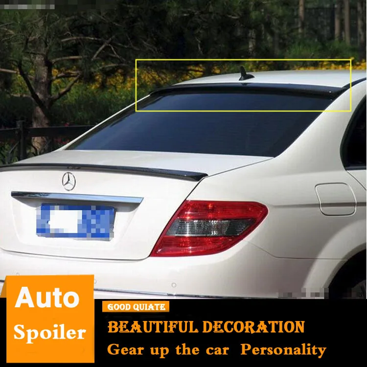 Спойлер на крышу для Mercedes Benz C class W204 C260 C200 2008 2014 годов спортивный спойлер из ABS