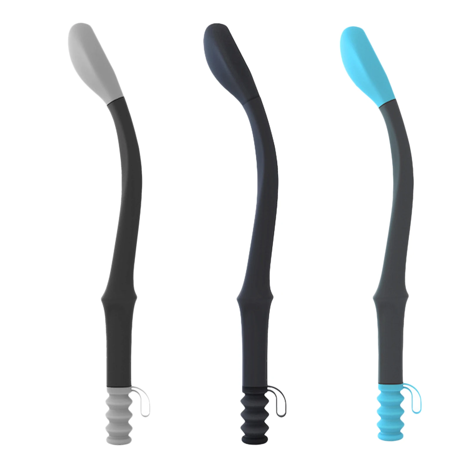 Toilet Wiping Aid Tools with Button at End Long Reach Bottom Wiper Comfort Wipe Extends Reach Over 15" Grips toilet wiping aid