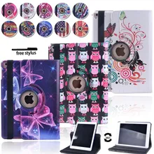 KK& LL для iPad Air 1 Air 2 Pro 9,7-многоцветный умный чехол для планшета вращающийся на 360 ° с функцией автоматического пробуждения сна Флип кожаный чехол-подставка