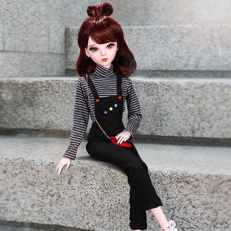 60 см Модная Кукла для молодых девушек ручной работы 1/3 Bjd куклы 23 шарнирные большие девичьи куклы детские игрушки для девочек подарок на день рождения и Рождество