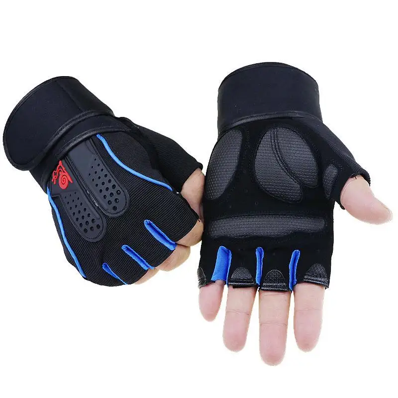 

BOY'S And GIRL'S Summer Outdoor Riding Sports Fitness Lengthen Bracer Weightlifting Silica Gel Anti-Calluses Half-finger Gloves