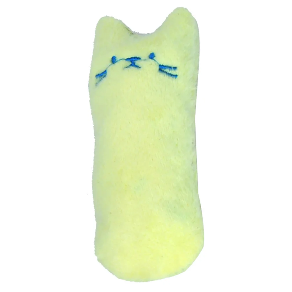 

New Soft Plush 3D Catnip Cat Funny Toy Pets Toys Cartoon Cat Tail 1PC Claws Pillow Teeth Grinding Soft Interactive Fancy
